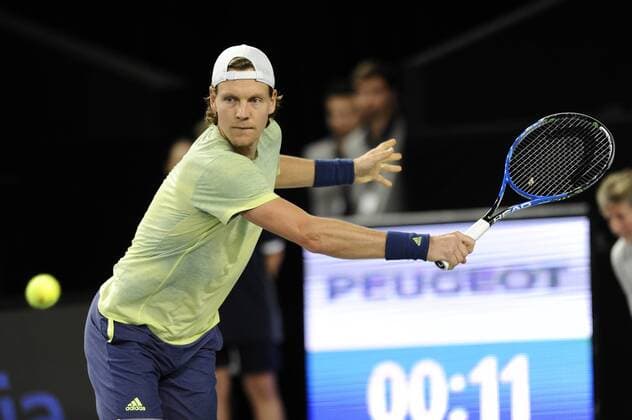 Tomas BERDYCH (CZE) - 1 8 finale TENNIS - Open 13 Provence - Marseille - 22 02 2018 FranckPennant Panoramic 