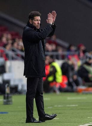 Atletico de Madrid s head coach Diego Pablo Simeone during the UEFA Europa League match between Atletico de Madrid and Copenhagen at the Wanda Metropolitano stadium in Madrid, Spain, 22 February 2018. Atletico de Madrid vs. Copenhagen !ACHTUNG: NUR REDAKTIONELLE NUTZUNG!  Copyright: xRodrigoxJimenezx MAD002 20180222-636549276423269463