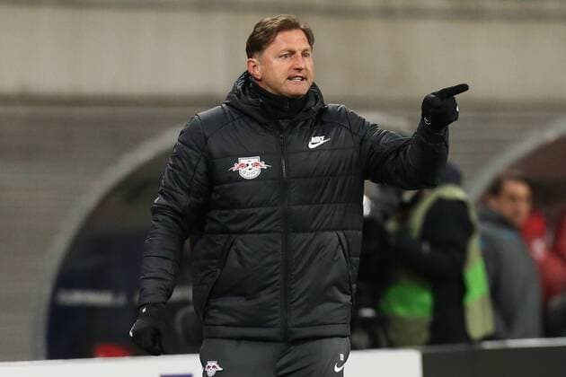 Trainer Ralph Hasenhüttl (RB Leipzig) - Zwischenrunde Europa League Saison 2017-2018 RasenBallsport Leipzig vs. SSC Neapel in der RB Arena in Leipzig - Deutschland, Fußball, Mann, Maenner,22.02.2018