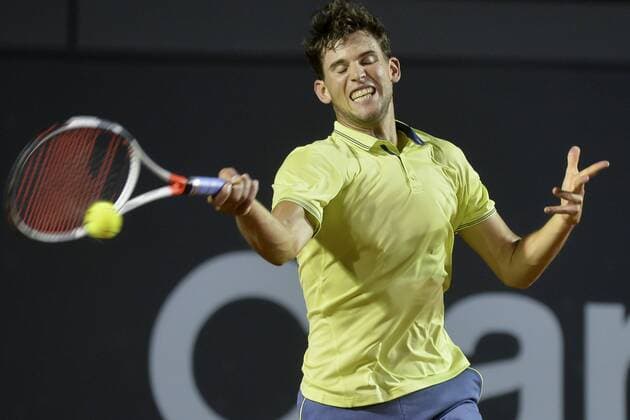 Rio Open 2018 RIO DE JANEIRO, RJ - 22.02.2018: RIO OPEN 2018 - Dominic Thiem (AUT) in a match against Pablo Andujar (ESP) during Rio Open 2018 held at the Jockey Club Brasileiro in Rio de Janeiro, RJ. (Photo: Celso Pupo Fotoarena) x1490320x  CelsoxPupo