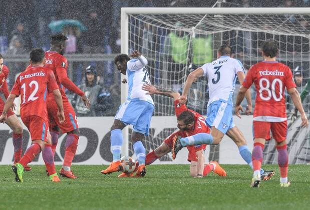 February 22, 2018 - Rome, Italy - Felipe Caicedo during the Europe League football match S.S. Lazio vs Steaua Bucuresti at the Olympic Stadium in Rome, on february 22, 2018. Lazio v Steaua Bucharest - UEFA Europa League  - ZUMAn230 20180222_zaa_n230_1063 Copyright: xSilviaxLorex