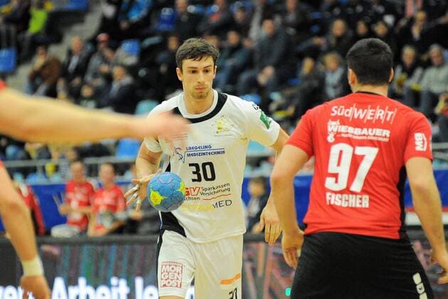 Adrian Kammlodt (HC Elbflorenz Dresden 30) Handball,Maenner,2.Bundesliga,23.02.2018, Foto:TBaur Eibner Bietigheim Copyright: xEIBNER Tobias_Baurx EP_TBR