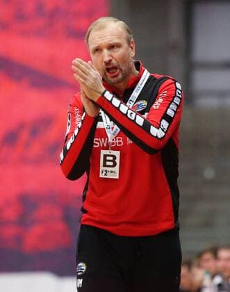 BAU 23.02.2018 Bietigheim Handball SG BBM Bietigheim vs. HC Elbflorenz Dresden, Trainer Hartmut Mayerhoffer (BBM)
