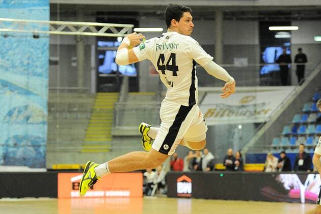 Gabor Pulay (HC Elbflorenz Dresden 44) Handball,Maenner,2.Bundesliga,23.02.2018, Foto:TBaur Eibner Bietigheim Copyright: xEIBNER Tobias_Baurx EP_TBR