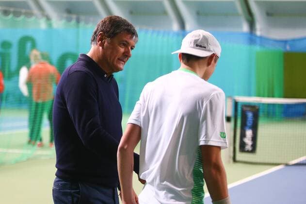 TENNIS - Toni Nadal, press conference PK Pressekonferenz HALLEIN,AUSTRIA,24.FEB.18 - TENNIS - press conference Toni Nadal. Image shows Toni Nadal. GEPAxpictures xFelixxRoittner