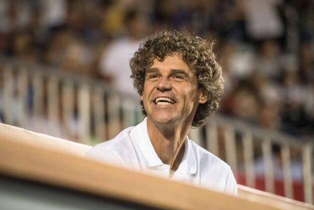 Rio Open 2018 RIO DE JANEIRO, RJ - 23.02.2018: RIO OPEN 2018 - Presence of Gustavo Kuerten during the quarterfinals of Rio Open 2018 this Friday (23) held at the Jockey Club Brasileiro in Rio de Janeiro, RJ. (Photo: Fabio Leoni Fotoarena) x1490908x  FabioxLeoni