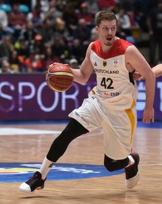 23.02.2018, xblx, Basketball DBB WM Quali, Deutschland - Serbien, emspor, v.l. Andreas Obst (Deutschland, Deutscher Basketball Bund, DBB) Frankfurt am Main