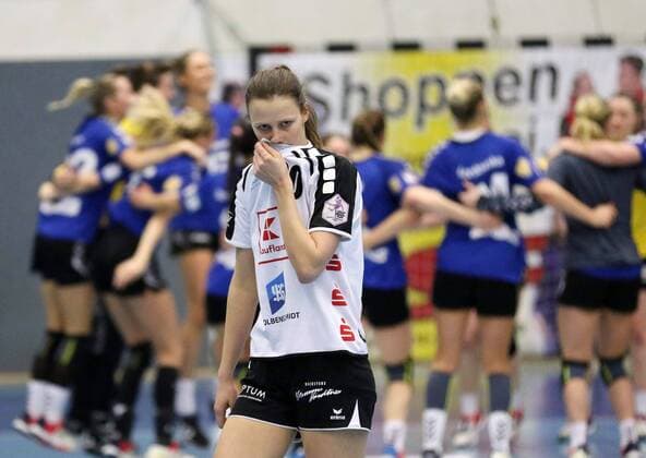 Enttaeuschung bei Nele Reimer (Neckarsulmer Union 20), HSG Blomberg-Lippe vs Neckarsulmer Sport-Union, Handball, 1. Frauen Bundesliga, 24.02.2018, Blomberg Copyright: xEIBNER JanxStrohdiekx EP_JSK