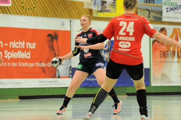 Kerstin Foth (SG H2Ku Herrenberg Kuties 11) SG H2Ku Herrenberg Kuties,Handball,Ligaspiel,24.02.2018, Herrenberg Copyright: xEIBNER Tobias_Baurx EP_TBR