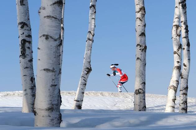 180225 Marit Björgen of Norway competes in the Women s Cross Country 30km Mass Start Classic during day sixteen of the 2018 Winter Olympics on February 25, 2018 in Pyeongchang. Photo: Carl Sandin BILDBYRN kod CS 57999_323 *** 180225 Marit Björgen of Norway competes in Womens Cross Country 30km Mass Start Classic during day sixteen of the 2018 Winter Olympics on February 25, 2018 in Pyeongchang Photo Carl Sandin BILDBYR N Code CS 57999 323  Copyright: CARLxSANDIN BB180225CS061