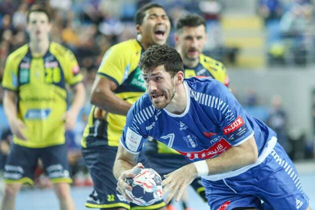 25.02.2018 PLOCK, ORLEN ARENA PILKA RECZNA, HANDBALL VELUX EHF CHAMPIONS LEAGUE 2017 2018 LIGA MISTRZOW EHF MECZ ORLEN WISLA PLOCK - RHEIN NECKAR LOWEN NZ DAN EMIL RACOTEA FOTO LUKASZ GROCHALA CYFRASPORT NEWSPIX.PL --- Newspix.pl france out!  20180225CSLG0018
