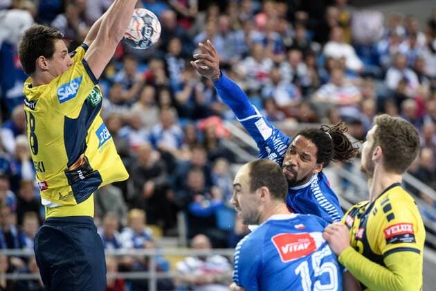 20180225, Plock, Orlen Arena, Pilka reczna mezczyzn, EHF Liga Mistrzow sezon 2017 2018 Mecz Orlen Wisla Plock - Rhein-Neckar Lowen N z Gilberto Duarte Fot Rafal Oleksiewicz PRESSFOCUS 20180225, Plock, Orlen Arena, 2017 2018 EHF Men s Champions League Group Phase Match Orlen Wisla Plock - Rhein-Neckar Lowen Gilberto Duarte Credit Rafal Oleksiewicz PRESSFOCUS NEWSPIX.PL --- Newspix.pl france out!  20180225PF_RO2479