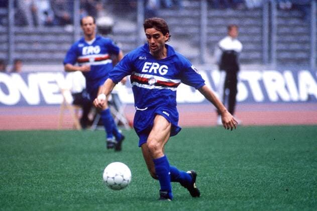 ROBERTO MANCINI CAMPIONATO SERIE A 1990-91 SAMPDORIA