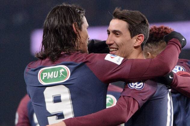11 ANGEL DI MARIA (psg) - JOIE FOOTBALL : Paris SG vs Marseille - Coupe de France - 28 02 2018 AnthonyBIBARD FEP Panoramic 
