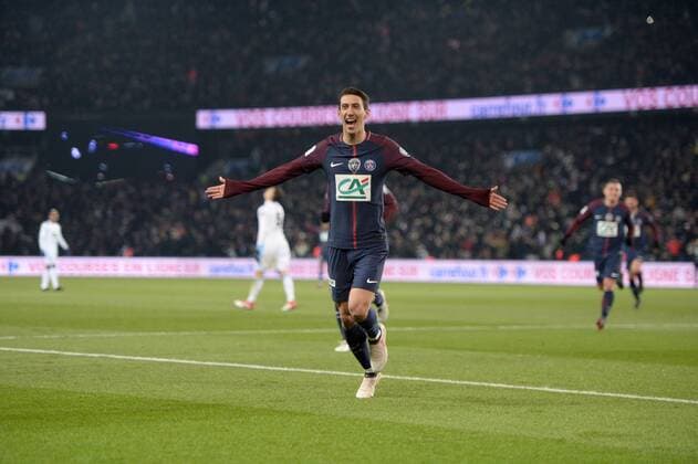 11 ANGEL DI MARIA (psg) - JOIE FOOTBALL : Paris SG vs Marseille - Coupe de France - 28 02 2018 AnthonyBIBARD FEP Panoramic 