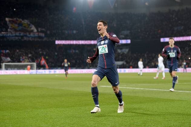 11 ANGEL DI MARIA (psg) - JOIE FOOTBALL : Paris SG vs Marseille - Coupe de France - 28 02 2018 AnthonyBIBARD FEP Panoramic 