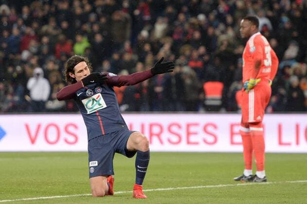 09 EDINSON CAVANI (psg) - JOIE - SNIPER FOOTBALL : Paris SG vs Marseille - Coupe de France - 28 02 2018 AnthonyBIBARD FEP Panoramic 