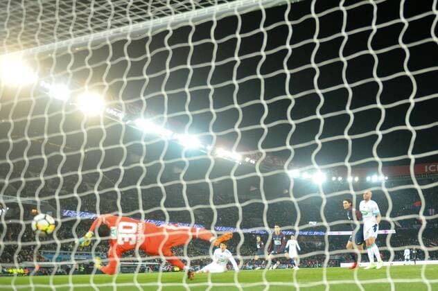 11 ANGEL DI MARIA (psg) - BUT FOOTBALL : Paris SG vs Marseille - Coupe de France - 28 02 2018 AnthonyBIBARD FEP Panoramic 