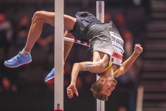 Themen der Woche - SPORT Bilder des Tages - SPORT IAAF World Indoor Championships; Birmingham, 01.03.18 Mateusz Przybylko (GER), IAAF World Indoor Championships am 01.03.18 in der Arena Birmingham in Birmingham (Great Britain). Mateusz Przybylko (GER), IAAF World Indoor Championships on 01.03.18 at the Arena Birmingham in Birmingham (Great Britain). *** IAAF World Indoor Championships Birmingham 01 03 18 Mateusz Przybylko GER IAAF World Indoor Championships on 01 03 18 at Birmingham Arena in Birmingham Great Britain Mateusz Przybylko GER IAAF World Indoor Championships on 01 03 18 at Birmingham Arena in Birmingham Great Britain xakx