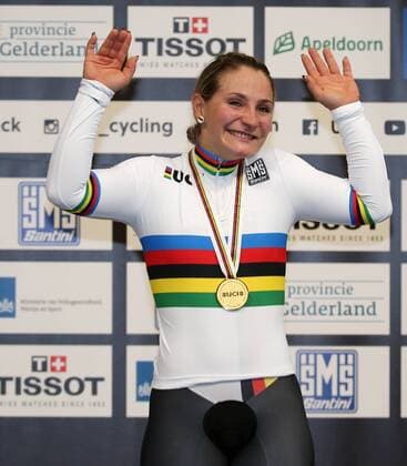 UCI 2018 Track cycling Rad Radsport Bahnrad Bahn World Championships, UCI Bahn Weltmeisterschaften 2018, Apeldoorn (NED), 02.03.2018, xmdx, Womens Sprint Finals, World Champion Kristina VOGEL (GER, Germany, Deutschland), gold, 2018 Track Cycling World Championships