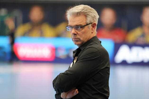 Thierry Anti (Trainer, Cheftrainer, HBC Nantes), Einzelbild, Aktion, Action, Handball, Champions League, Rhein-Neckar Löwen - HBC Nantes,