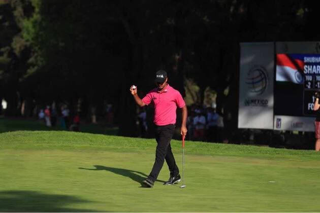 March 3, 2018 - CIUDAD DE MEXICO, Golf WGC Mexico.- Actuacion del indio Shubhankar Sharma, en el WGC Mexico Championship, este sabado 3 de marzo 2018, en el Club de Golf Chapultepec. En donde rescato el par en el ultimo hoyo para mantener ventaja durante la tercera ronda y seguir como lider. Foto: Agencia EL UNIVERSALRamon TrevinoMAR Latin News: March 3, 2018  - ZUMAu78_ 20180303_zaf_u78_077 Copyright: xElxUniversalx