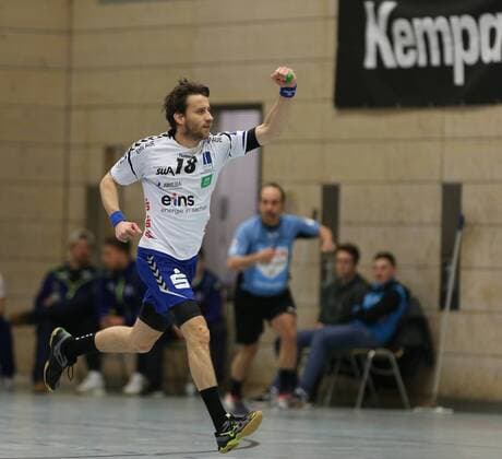 2.HBL HSG Konstanz - EHV Aue 33:27. Jan Faith (AUE) Konstanz Copyright: xPeterxPisax Eibner-Pressefotox EP_ppa