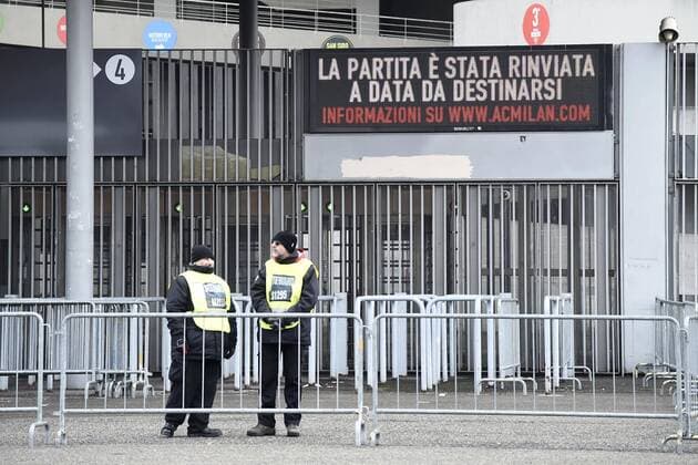 Fußball, AC Mailand - Inter Mailand abgesagt Db Milano 04 03 2018 - campionato di calcio serie A Milan-Inter foto Daniele Buffa Image nella foto: Stadio San Siro 