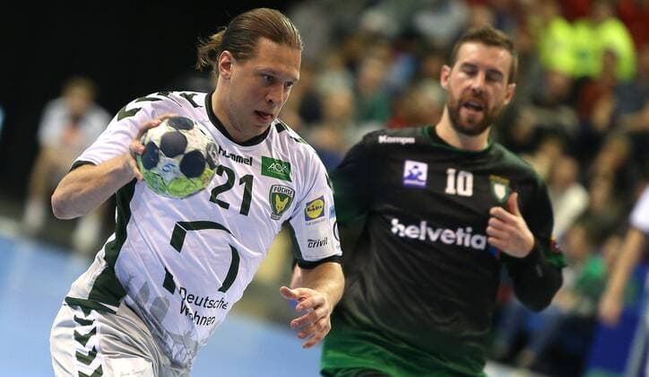 Handball - EHF-Pokal, Gruppe B, 10. Spieltag Füchse Berlin - Helvetia Anaitasuna Bild: Mattias Zachrisson Handball - EHF-Pokal - Füchse Berlin - Helvetia Anaitasuna