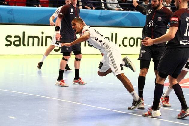 Raul Santos (Kiel) HANDBALL : Velux EHF Champions League - 14eme journee - Paris Saint-Germain Handball vs THW Kiel - 04 03 2018 KevinDomas Panoramic 
