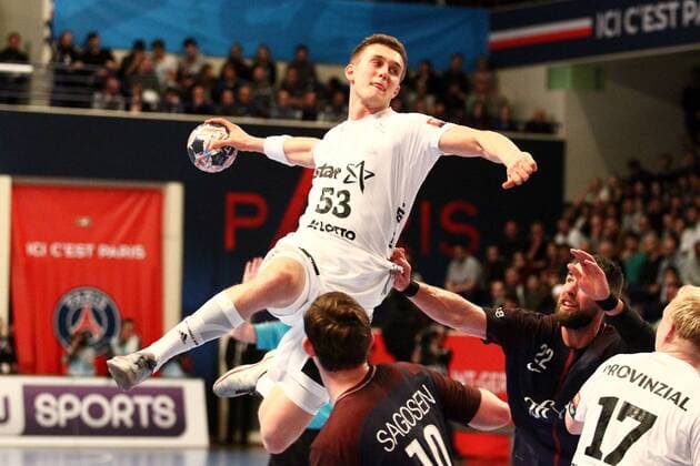 Bilder des Tages - SPORT Nikola Bylik (Kiel) HANDBALL : Velux EHF Champions League - 14eme journee - Paris Saint-Germain Handball vs THW Kiel - 04 03 2018 KevinDomas Panoramic 