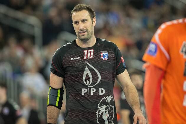 Zagreb, 4.3.2018. - Arena Zagreb hall, 2017 18 EHF Men s Champions League Group Phase. HC Prvo plinarsko drustvo (black) - IFK Kristianstad(orange) 24:27 VORI Igor (10) 
