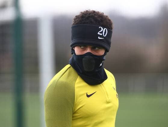 March 6, 2018 - Enfield, England, United Kingdom - Tottenham Hotspur s Dele Alli.during a Tottenham Hotspur training session ahead of the UEFA Champions League Round of 16 match against Juventus at Tottenham Hotspur Training centre on 06 March, 2018 in Enfield, England. Tottenham Hotspur Training Session & press conference PK Pressekonferenz  - ZUMAn230 20180306_zaa_n230_039 Copyright: xKieranxGalvinx