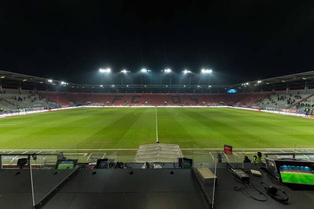 Fußball, Stadiongeschichte FC Ingolstadt 04 Ingolstadt, Deutschland, 05.03.2018, 2. Bundesliga 25. Spieltag, FC Ingolstadt 04 - VfL Bochum Stadion, Innenraum, Pressearbeitsplatz, feature ( DeFodi507