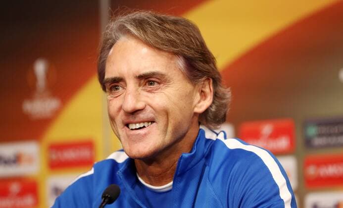 Zenit Sankt Petersburg - PK Euro League Leipzig, 07.03.2018, Red Bull Arena, Fussball, UEFA EURO EM Europameisterschaft Fussball League , PK am Vortag des Achtelfinals, RB Leipzig vs. FK Zenit St. Petersburg , Im Bild: Trainer Roberto Mancini (Zenit St. Petersburg) ,