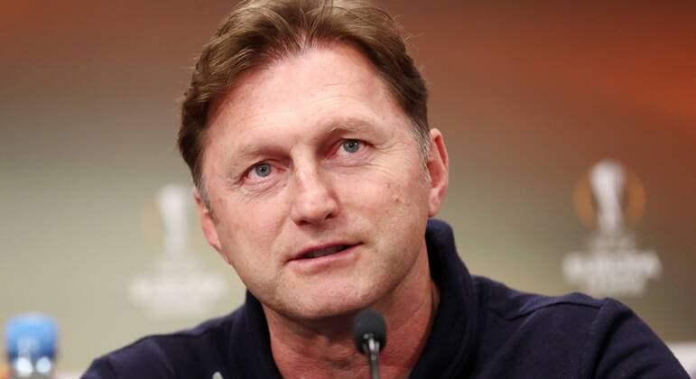 RB Leipzig - PK Euro League Leipzig, 07.03.2018, Red Bull Arena, Fussball, UEFA EURO EM Europameisterschaft Fussball League , PK am Vortag des Achtelfinals, RB Leipzig vs. Zenit St. Petersburg , Im Bild: Trainer Ralph Hasenhüttl Hasenhuettl (RB Leipzig) ,