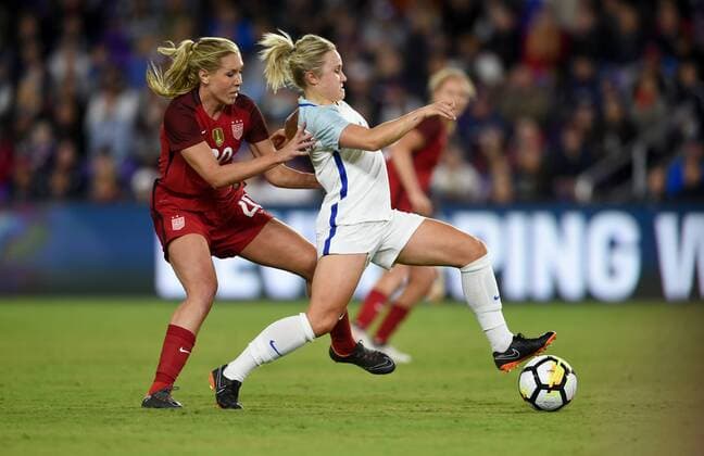 March 7, 2018 - Orlando City, FL, USA - Orlando City, FL - Wednesday March 07, 2018: Allie Long during a 2018 SheBelieves Cup match between the women s national teams of the United States (USA) and England (ENG) at Orlando City Stadium. Allie Long - ZUMAt139 20180307_zaa_t139_093 Copyright: xBradxSmithx
