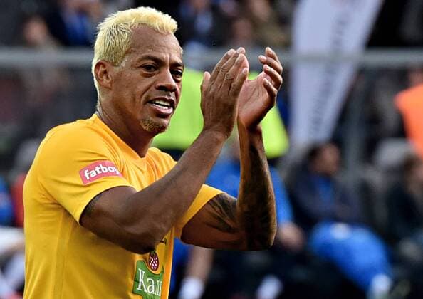 Marcelinho beim Marcelinho Abschiedsspiel im Berliner Olympia Stadion von Berlin am 25.03.2017.Den Hoehepunkt liefert Ex-Hertha-Star Marcelinho mit seinem Abschiedsspiel. Der Brasilianer sagt Adeus zu seinen Fans im Berliner Olympiastadion. Berlin Copyright: xEIBNER DanielxLakomskix EP_DLI