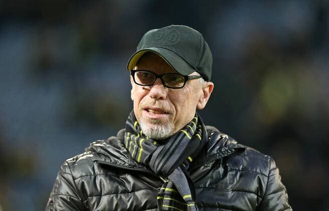 08.03.2018, Fussball UEFA Europa League 2017 2018, Achtelfinale, Borussia Dortmund - RB Salzburg, im Signal-Iduna-Park Dortmund. Trainer Peter Stöger (Dortmund)