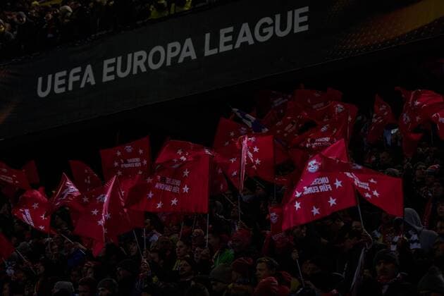 Fans von Salzburg beim Europa League Achtelfinale zwischen Borussia Dortmund und dem FC Salzburg am 08.03.2018, Dortmund Copyright: xSchuelerx xEibnerx-xPressefotox EP_JSE