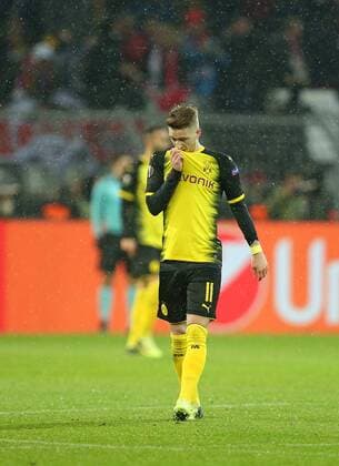 08.03.2018, Fussball UEFA Europa League 2017 2018, Achtelfinale, Borussia Dortmund - RB Salzburg, im Signal-Iduna-Park Dortmund. Marco Reus (Dortmund) enttäuscht