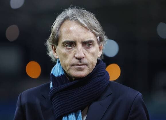08.03.2018, xtgx, Fussball Europa League, RB Leipzig - Zenit St.Petersburg, emspor, v.l. Roberto Mancini (Zenit St. Petersburg, Trainer) Portrait, Porträt, Einzelbild Leipzig