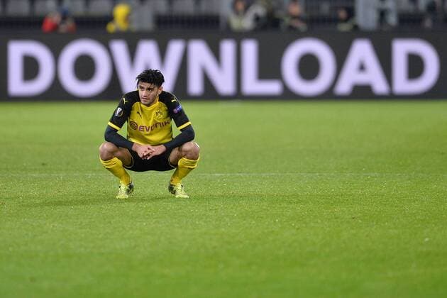 Fußball Europa League Achtelfinale Borussia Dortmund - FC Salzburg am 08.03.2018 im Signal Iduna Park in Dortmund Mahmoud Dahoud ( Dortmund )