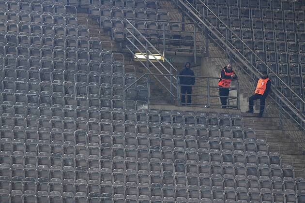 Fußball Europa League Achtelfinale Borussia Dortmund - FC Salzburg am 08.03.2018 im Signal Iduna Park in Dortmund Leere Ränge im Signal Iduna Park in Dortmund