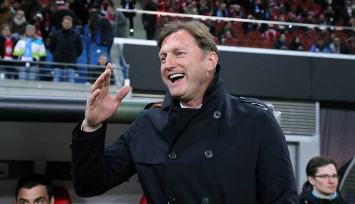 RB Leipzig - St.Petersburg Fussball Euro League Leipzig, 08.03.2018, Red Bull Arena, Fussball, UEFA EURO EM Europameisterschaft Fussball League, Achtelfinale, Hinspiel , RB Leipzig vs. Zenit St. Petersburg. , Im Bild; Trainer Ralph Hasenhüttl Hasenhuettl, RB Leipzig ,