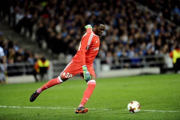 Mandanda (OM) FOOTBALL : Marseille vs Athletico Bilbao - Europa League - 08 03 2018 FranckPennant Panoramic 