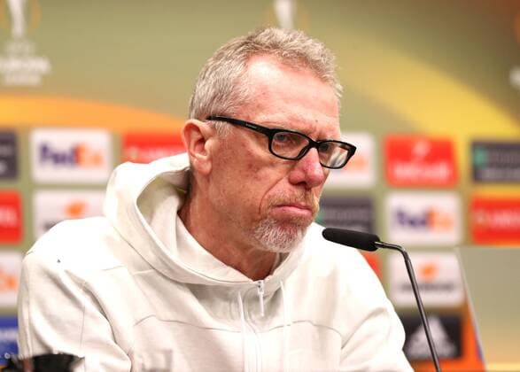 Donnerstag 08.03.2018, Saison 2017 2018, Euro League Achtelfinale Hinspiel im Dortmunder Signal Iduna Park, BVB 09 Borussia Dortmund - FC Salzburg, Peter Stöger (Trainer, BVB) auf der anschliessenden Pressekonferenz