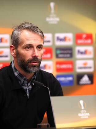 Donnerstag 08.03.2018, Saison 2017 2018, Euro League Achtelfinale Hinspiel im Dortmunder Signal Iduna Park, BVB 09 Borussia Dortmund - FC Salzburg, Trainer Marco Rose (FCS) auf der anschliessenden Pressekonferenz