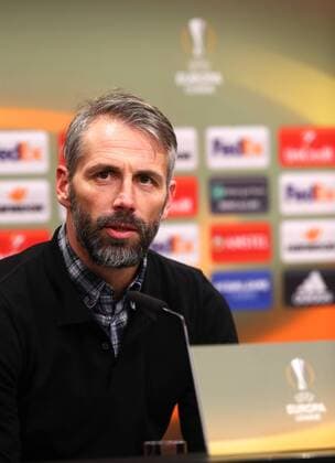 Donnerstag 08.03.2018, Saison 2017 2018, Euro League Achtelfinale Hinspiel im Dortmunder Signal Iduna Park, BVB 09 Borussia Dortmund - FC Salzburg, Trainer Marco Rose (FCS) auf der anschliessenden Pressekonferenz