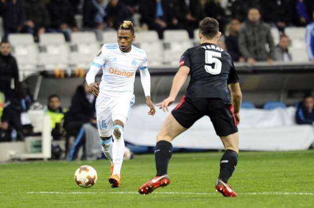 Njie (OM) FOOTBALL : Marseille vs Athletico Bilbao - Europa League - 08 03 2018 FranckPennant Panoramic 